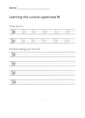 How to Write a Lowercase h in Cursive: A Discussion on Creative Writing Styles